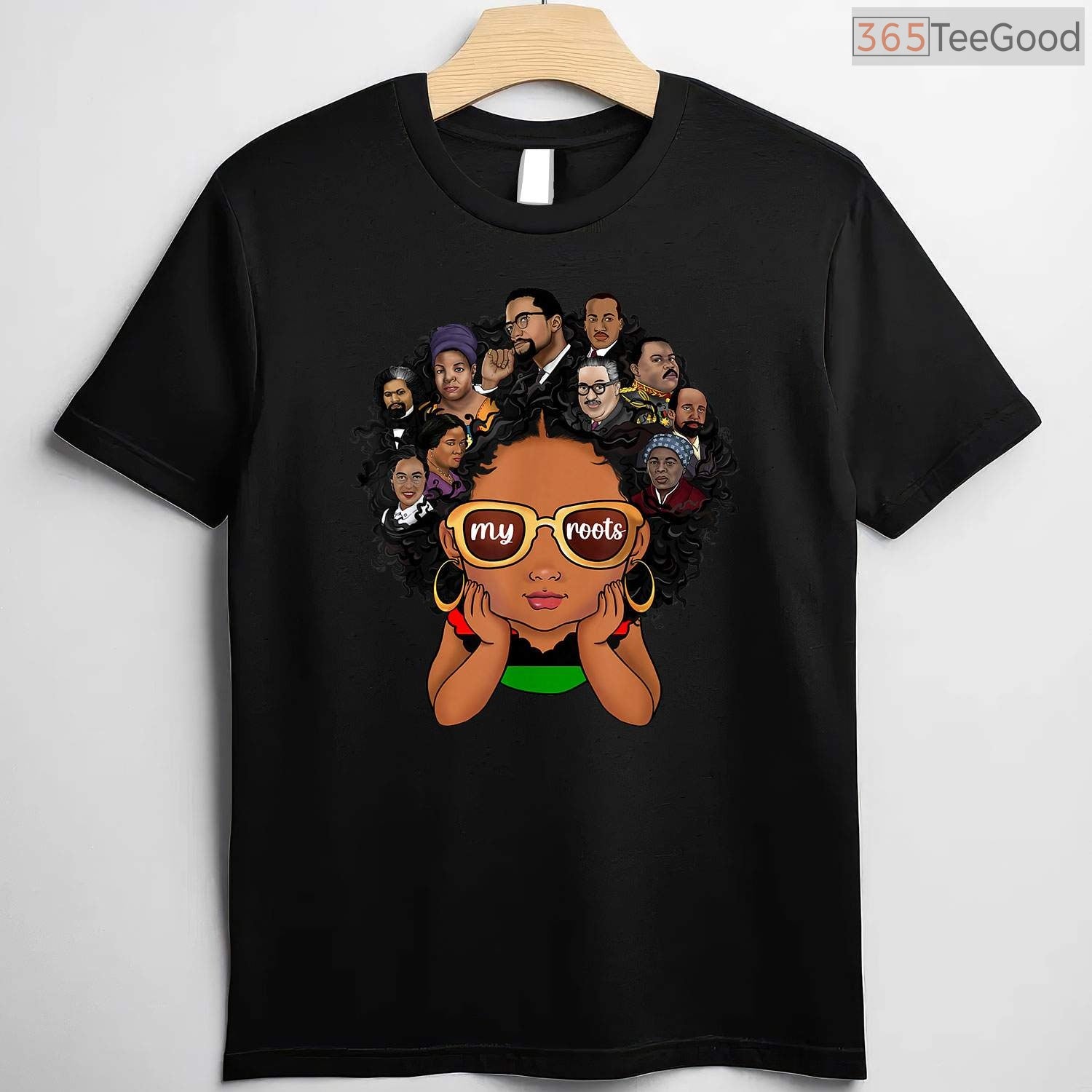 Pride Afro Melanin Girl T-Shirt Black History Month Kids Empowerment Shirt for Girls