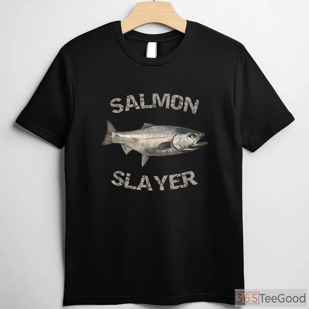 Professional Salmon Slayer Fishing Shirt, High-Performance King Salmon Angler Gear