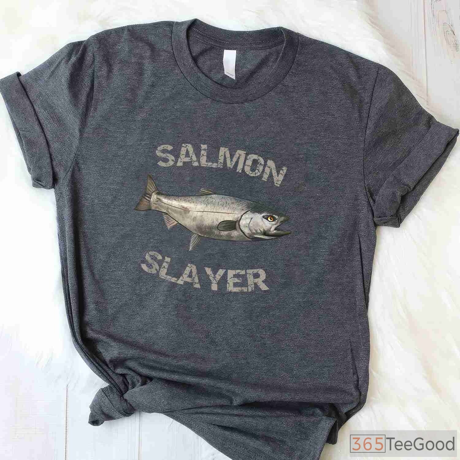 Professional Salmon Slayer Fishing Shirt, High-Performance King Salmon Angler Gear