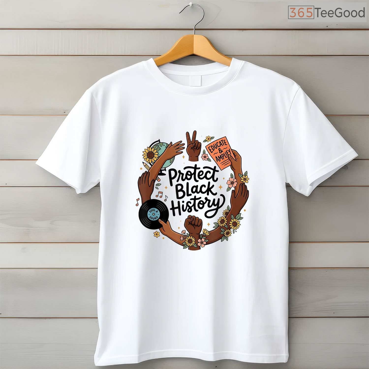 Protect Black History T-Shirt Activist Awareness Black History Month Education Shirt