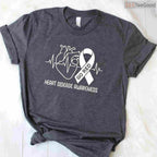 Red Ribbon February Month Shirt – Go Red Heart Disease Awareness