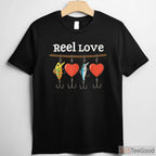 Reel Boys Valentine Fishing Shirt, Cute Valentine’s Day Gift for Young Fish Lovers