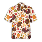 Retro Beach Scene Red Hibiscus Seamless Hawaiian Shirt Vintage Summer Look