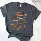Same Heart Different Skin T-Shirt Black History Month African American Unity Shirt for Women
