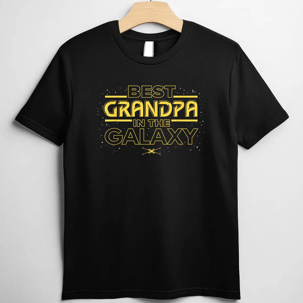 Star Wars Best Grandpa In The Galaxy Gift Tee T-Shirt Men Unisex Adults