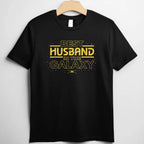 Star Wars Best Husband in the Galaxy Birthday Anniversary T-Shirt Tee Nerd Gift