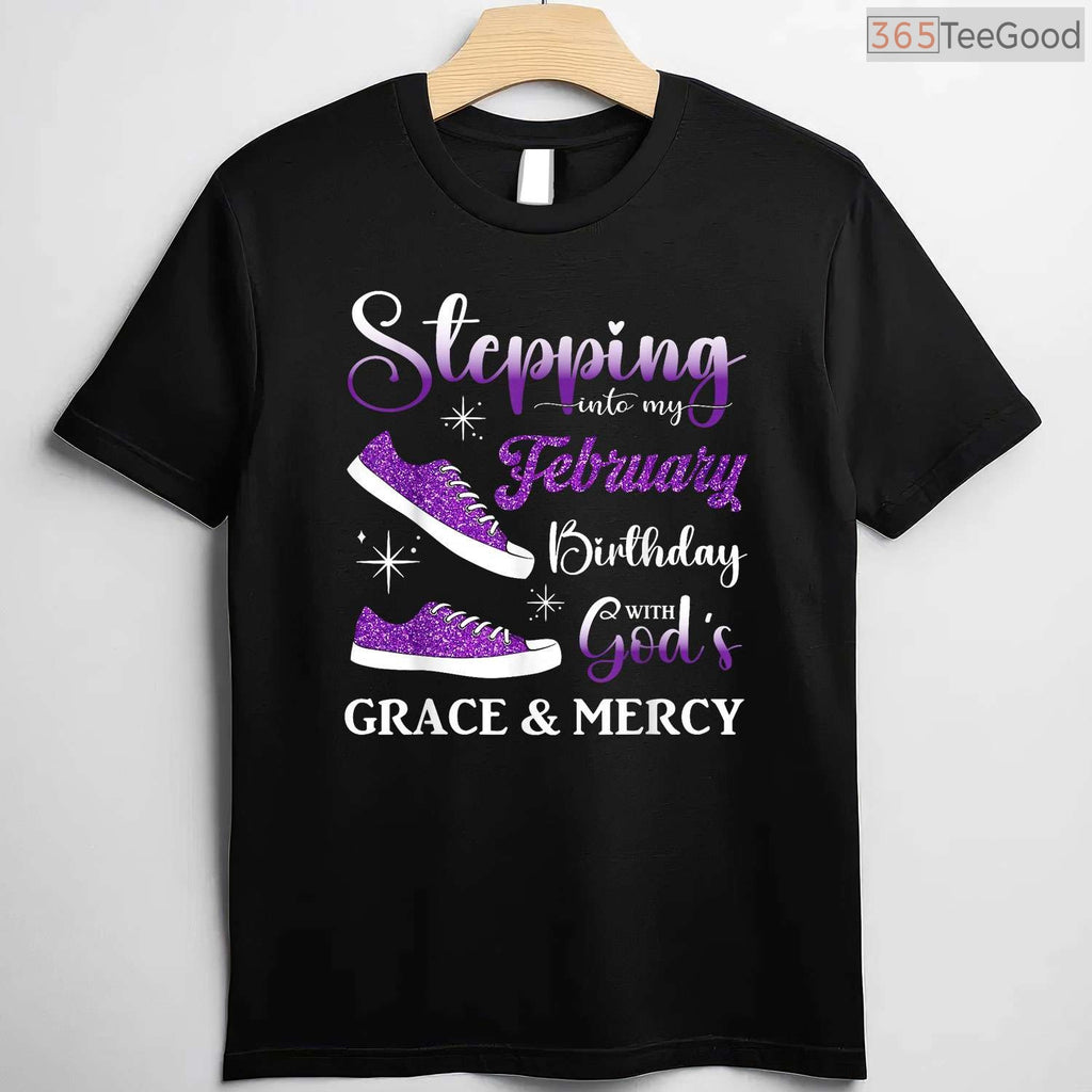 Stepping Into My February Birthday Shirt – High Heels Diva Party Tee