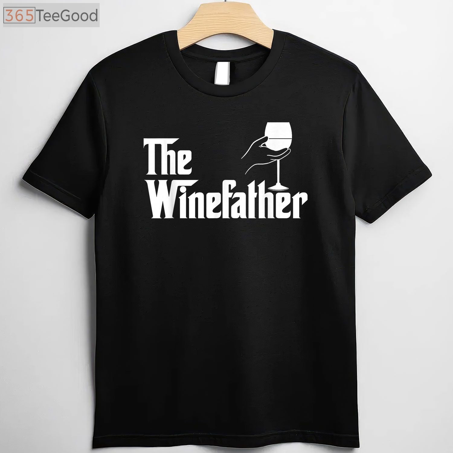 The Winefather Wine Dad T-Shirt - Funny Red & White Wine Lover Gift
