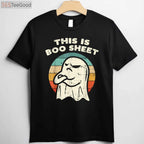 This Is Some Boo Sheet Ghost T-Shirt - Retro Funny Halloween Costume Gift