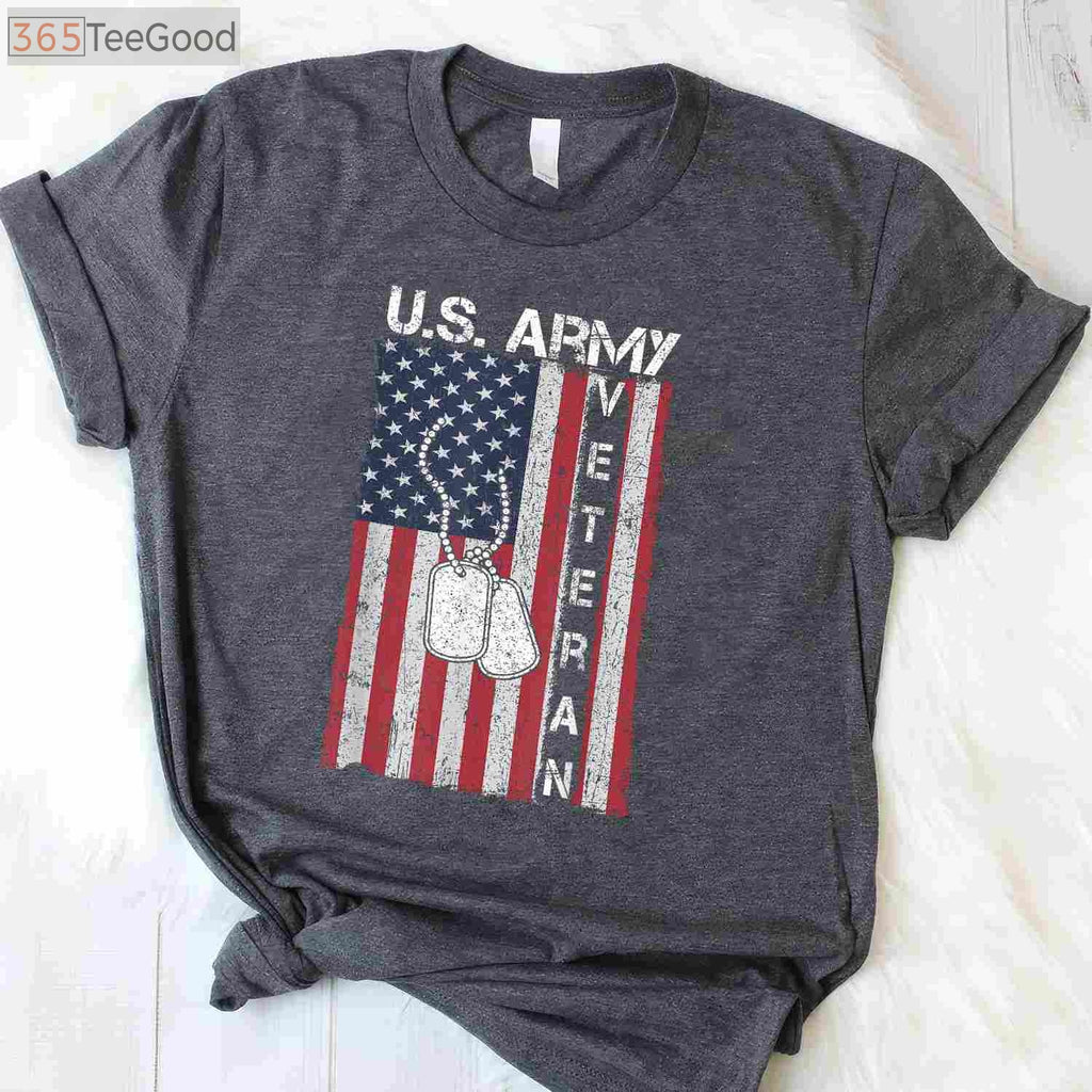 US Army Veteran Gift T-Shirt - Official Military Service Shirt for Men & Women