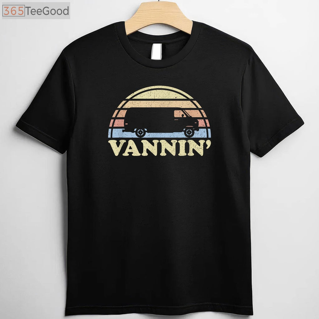 Vannin Van Life Retro T-Shirt - Vintage Vanner Vantasy Lover Apparel