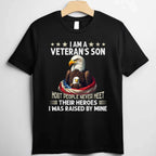 Veteran’s Son Pride Most People Never Meet Their Heroes Tee T-Shirt Adults