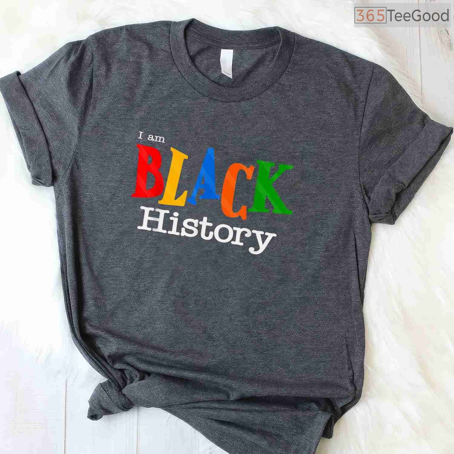 Vintage Black History Month Shirt Retro Black Power Fist T-Shirt for Women & Men