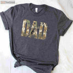 Vintage Camo Dad Hunting Shirt, Classic Camouflage Father’s Day Gift Tee