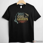 Vintage Reel Cool Grandpa Fishing Shirt, Best Father's Day Fisherman Gift Tee