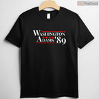 Washington Adams 1789 American Presidents Day T-Shirt First Election US History Gift Shirt