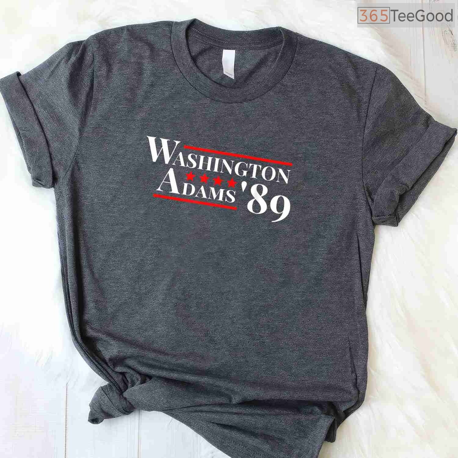 Washington Adams 1789 American Presidents Day T-Shirt First Election US History Gift Shirt