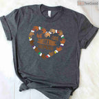 We Are All Human Heart Hands T-Shirt Unity Diversity Equality Black History Month Shirt