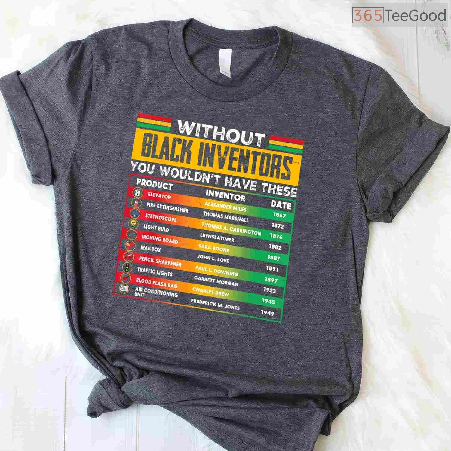 Without Black Inventors T-Shirt STEM Innovation Black History Month Men Women Kids Shirt