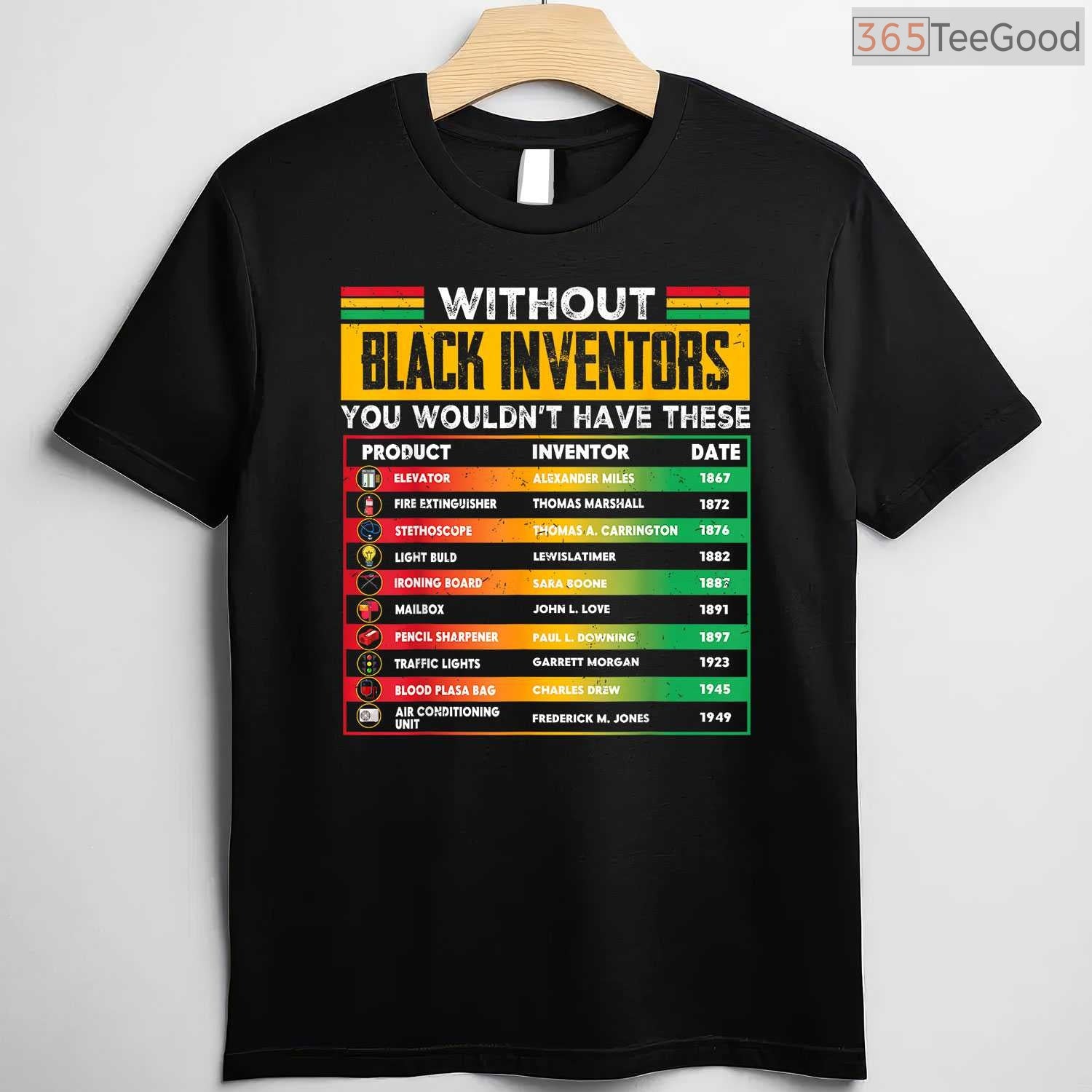 Without Black Inventors T-Shirt STEM Innovation Black History Month Men Women Kids Shirt