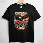 250th Anniversary USA Patriotic Eagle Valentine T-Shirt Ice Fishing Apparel