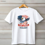 USA 250th Patriotic Semiquincentennial Valentine Shirt Ice Fishing Apparel Men