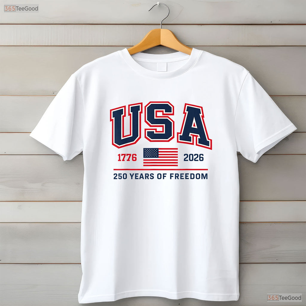 American 250 Years USA Patriotic Valentine T-Shirt Walleye Fishing Gear Men