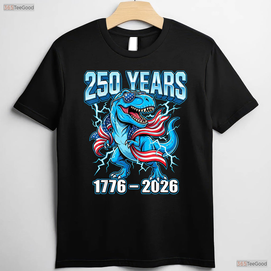 250th Anniversary USA 4th of July Valentine T-Shirt Offshore Fishing Apparel
