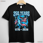250th Anniversary USA 4th of July Valentine T-Shirt Offshore Fishing Apparel