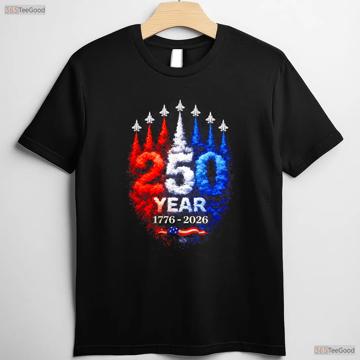 250th Anniversary USA Patriotic Valentine T-Shirt Carp Fishing Tackle Men