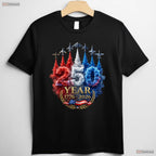 250 Years American Patriotic 4th of July Valentine T-Shirt Pike Fishing Gifts Men