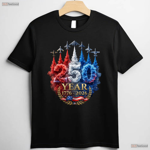 250 Years American Patriotic 4th of July Valentine T-Shirt Pike Fishing Gifts Men