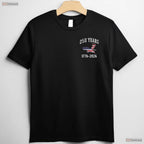 250 Years US Flag Valentine T-Shirt- American Lake Fishing Clothes For Men