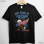 250 Years Freedom Eagle Dab 250th Valentine T-Shirt Ice Fishing Accessories
