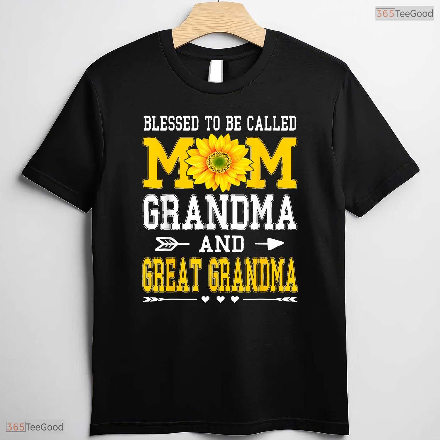 Blessed To Be Called Mom Grandma Great Grandma Mothers Day T-Shirt Gift For Her