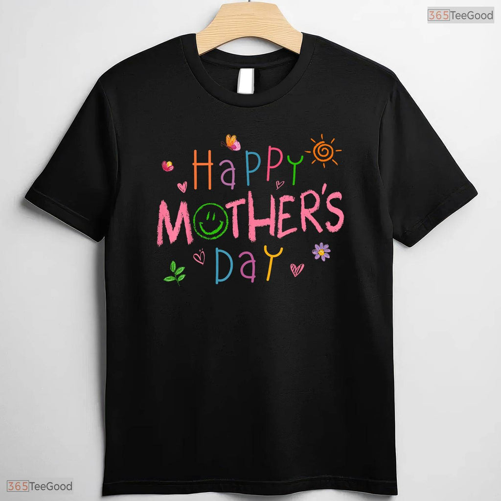 Kids Happy Mothers Day Shirt Cute Toddler Saying For Mom T-Shirt Present Idea