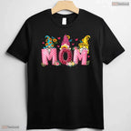 Cute Mom Gnomes Floral Shirt Mothers Day Mom Daughter Women T-Shirt Gift Idea
