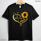 Happiness Is Being A Mimi Shirt Sunflower Grandma Mothers Day T-Shirt Gift Idea