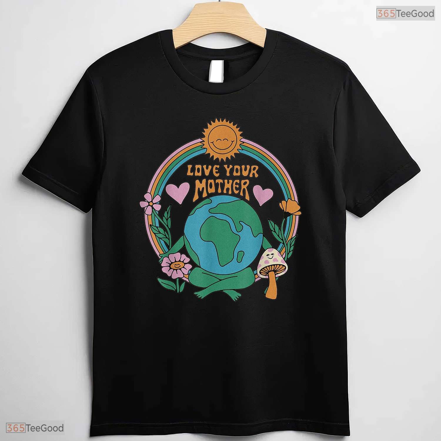Love Your Mother Earth Day Shirt Vintage Environmentally Friendly T-Shirt Gift