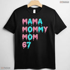 Retro Mama Mommy Mom Mothers Day T-Shirt Best Graphic Gift For Mother Apparel
