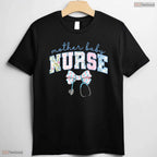 Mother Baby Nurse Team Coquette Blue Stethoscope Mothers Day T-Shirt Gift Idea