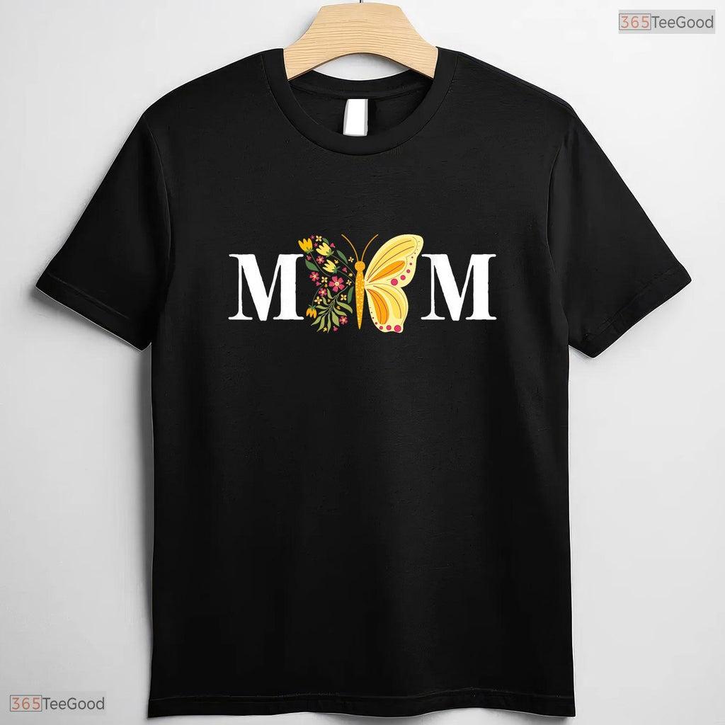 Cute Butterfly Mom Insect Flower Mama Mommy Mothers Day T-Shirt Gift For Women