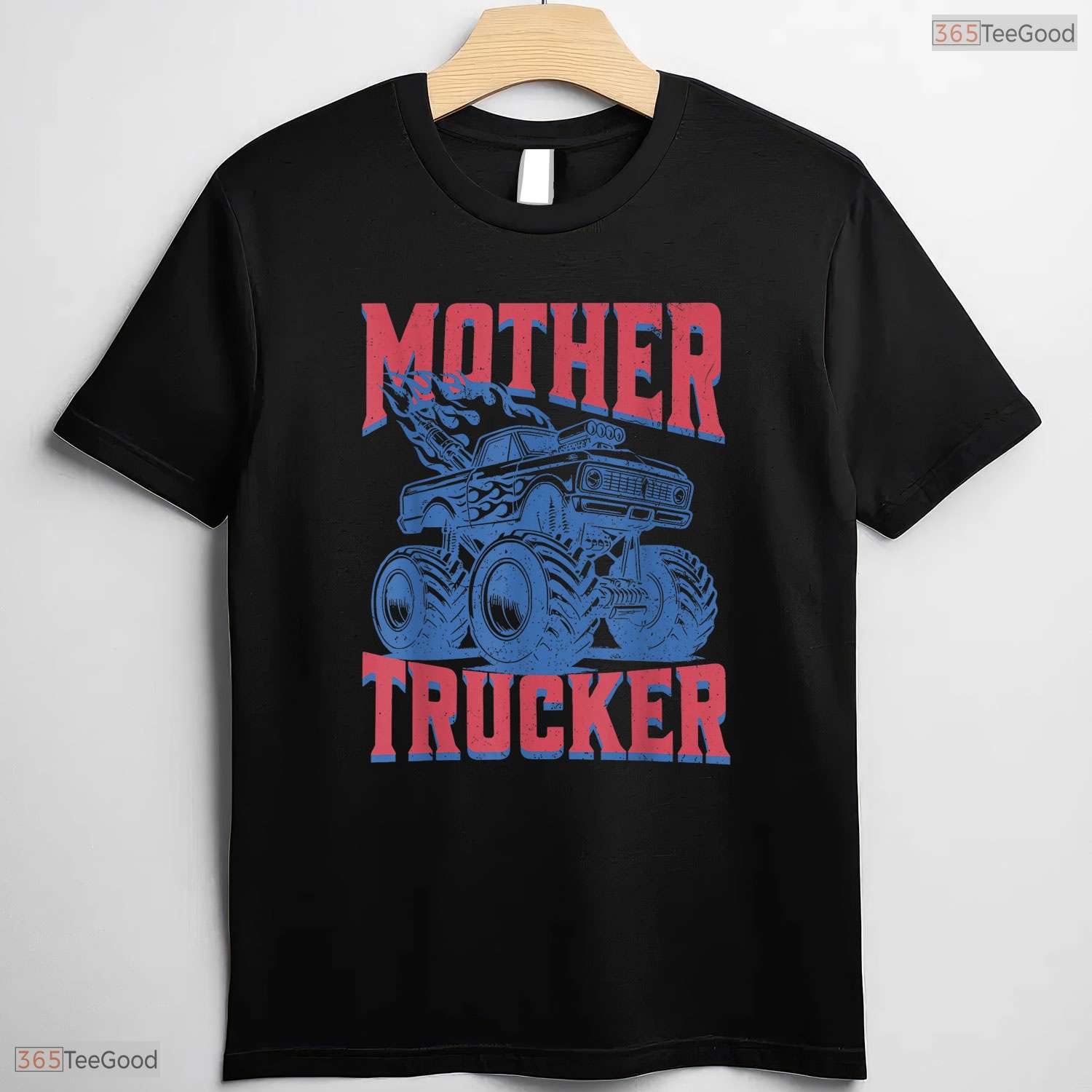 Funny Mother Trucker Truck Driver Trucking Mom Mothers Day T-Shirt Gift Idea