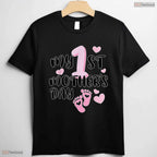 My First Mothers Day Funny Graphic Best Gift Idea For 1st Mom Womens T-Shirt