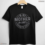 Favorite Child Mother In Law Funny Family Humor Mothers Day T-Shirt For Women