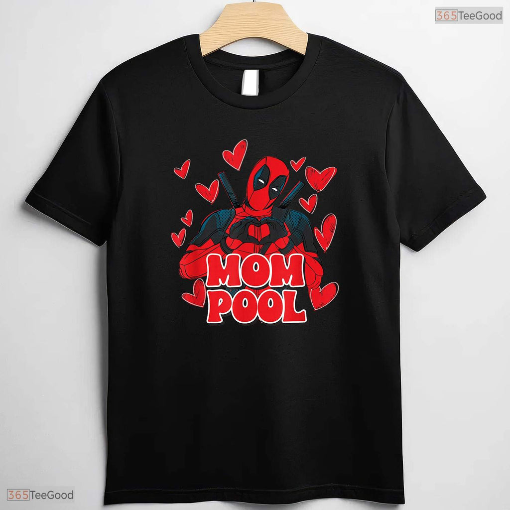 Funny Superhero Mom Pool Sarcastic Comic Style Mothers Day T-Shirt Gift Idea