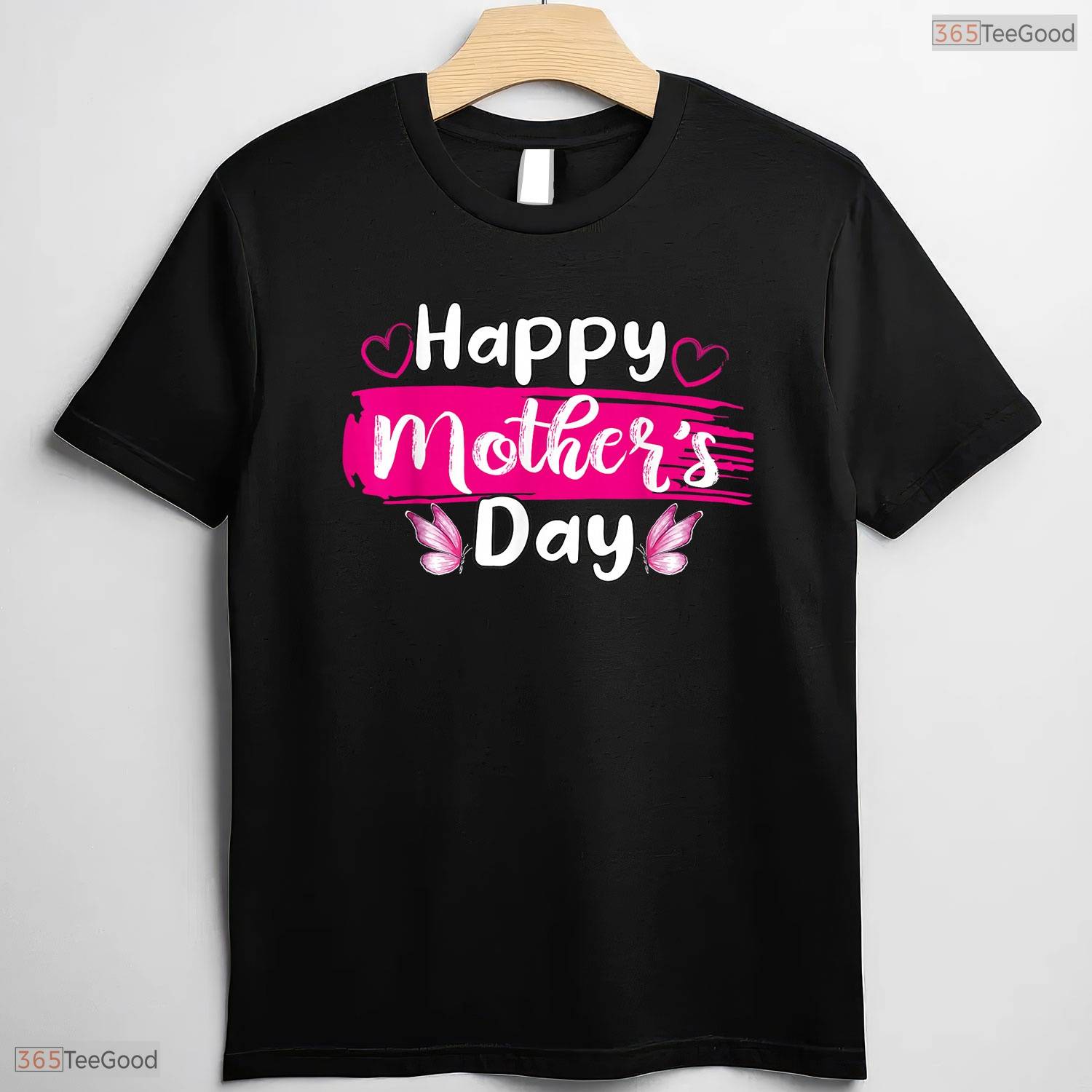 Happy Mothers Day Mommy Shirt Cute Butterfly Mothers Day T-Shirt Gift Idea