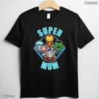 Kawaii Superhero Mom Shirt Comic Style Superhero Mom Mothers Day T-Shirt Idea