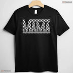Checkered Mama T-Shirt Retro Black And White Checkerboard Mothers Day Gift