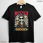 Tired Mom Life Skeleton Funny Motherhood Spooky Mothers Day T-Shirt For Her